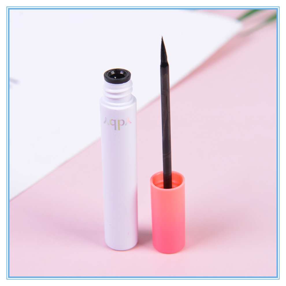 Small Smoke Tube Lip Lacquer Black Mascara Eyeliner Set Waterproof Sweat-Proof Not Smudge Smear-Proof Makeup Lasting No Stain on Cup