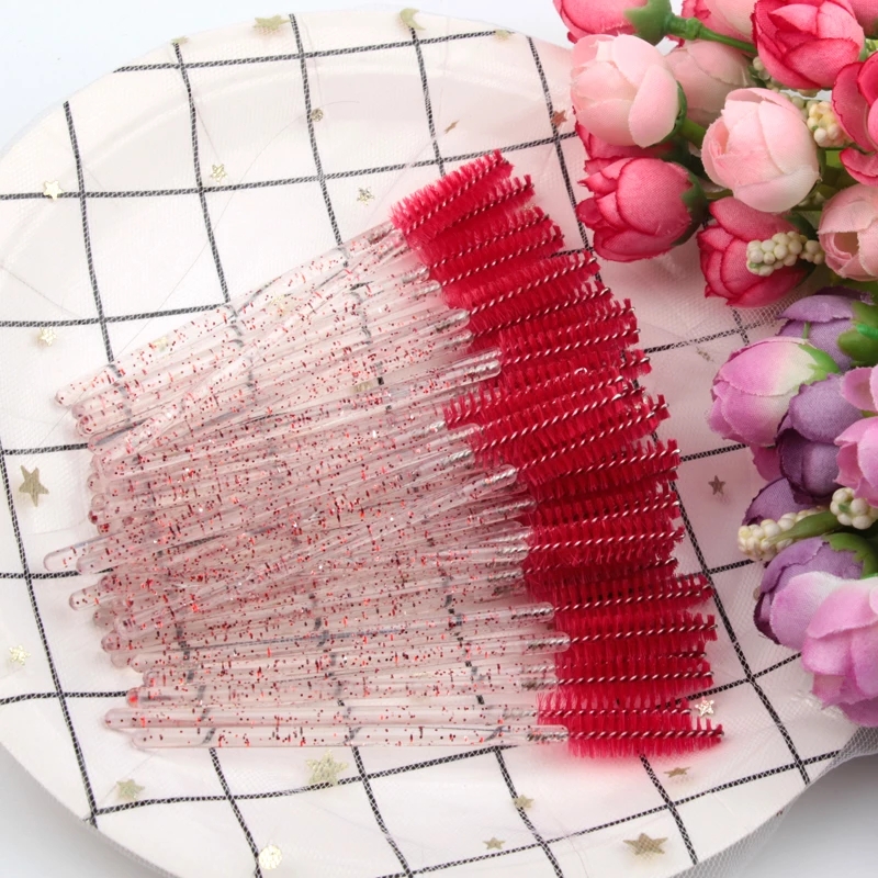 Flexible Mascara Brush Soft Hair Brow Spiral Brush Eyebrow Brush C08 Eyebrow Brush Eyelash Curler Eyebrow Comb Makeup Brush