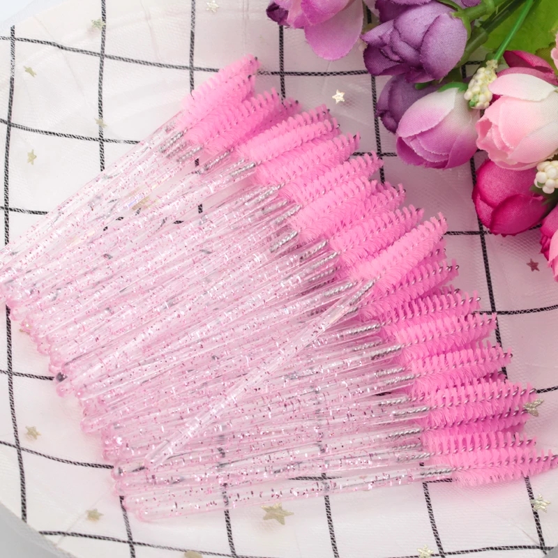 Brush Mascara Brush Brow Spiral Brush Comb Lip Brush Eye Shadow Stick Value Boxed Disposable Makeup Tools Spiral Mascara Brush
