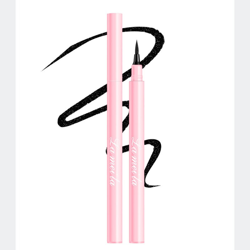 Brand Pink Eyeliner Novice Female Not Smudge Beginner Waterproof Mascara Body Fluid Pen Long Lasting Fadeless Manufacturer