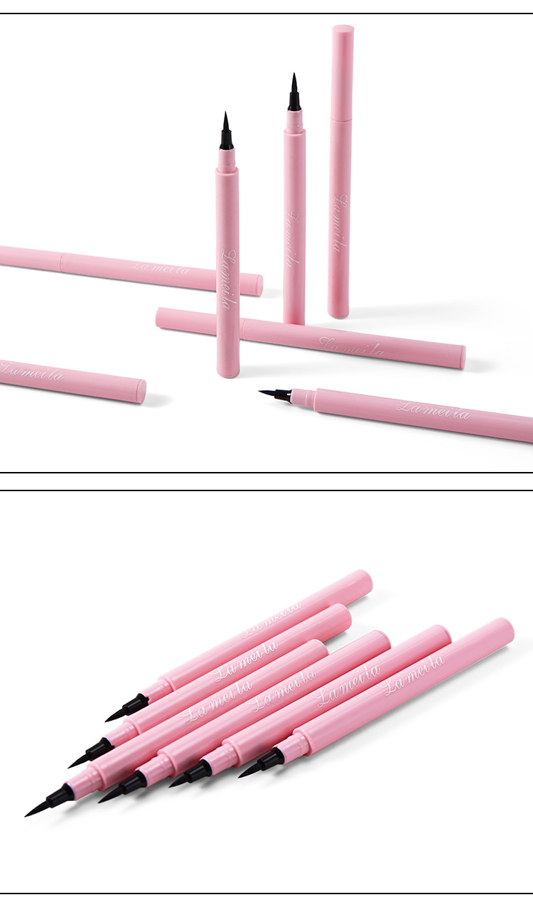 Brand Pink Eyeliner Novice Female Not Smudge Beginner Waterproof Mascara Body Fluid Pen Long Lasting Fadeless Manufacturer Brand Pink Eyeliner Novice Female Not Smudge Beginner Waterproof Mascara Body Fluid Pen Long Lasting Fadeless Manufacturer