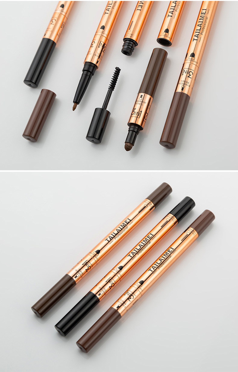 E060 telemei 3 ni1 eyeliner eyebrow brush eyebrow powder a multi - purpose, durable, waterproof, quick drying, non - smudging eyebrow powder E060 telemei 3 ni1 eyeliner eyebrow brush eyebrow powder a multi - purpose, durable, waterproof, quick drying, non - smudging eyebrow powder