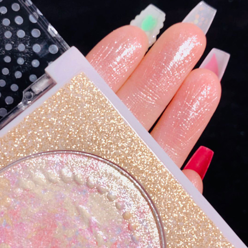 MAFFICK Yue Zi Highlight Powder Face Brightening Natural Three-Dimensional Repair Glitter Long-Lasting Fairy Highlight Makeup