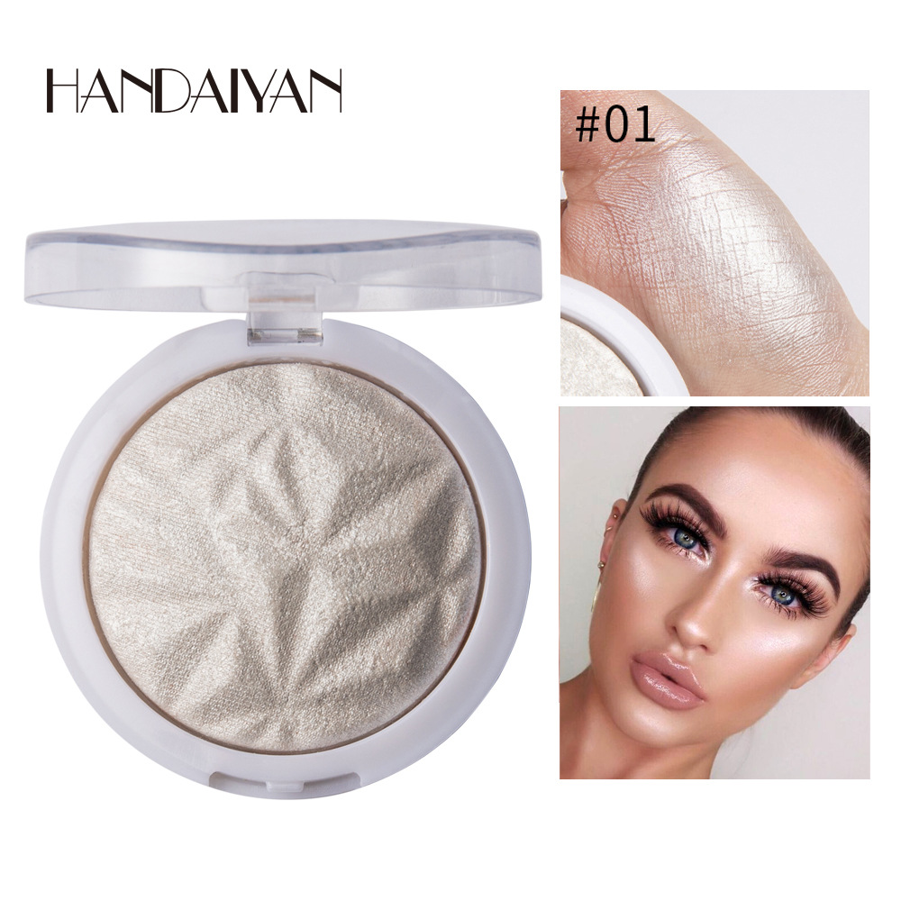 Han Daiyan Cross-Border Makeup Monochrome Diamond Baked Powder Polarized Highlight Powder Long-Lasting Brightening Finishing Shading Highlight Powder Powder Han Daiyan Cross-Border Makeup Monochrome Diamond Baked Powder Polarized Highlight Powder Long-Lasting Brightening Finishing Shading Highlight Powder Powder