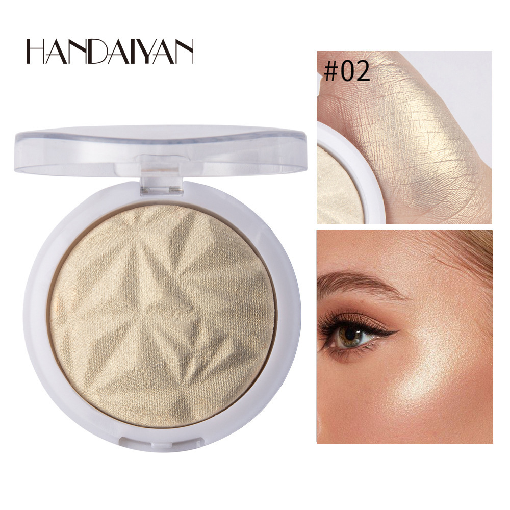 Han Daiyan Cross-Border Makeup Monochrome Diamond Baked Powder Polarized Highlight Powder Long-Lasting Brightening Finishing Shading Highlight Powder Powder Han Daiyan Cross-Border Makeup Monochrome Diamond Baked Powder Polarized Highlight Powder Long-Lasting Brightening Finishing Shading Highlight Powder Powder
