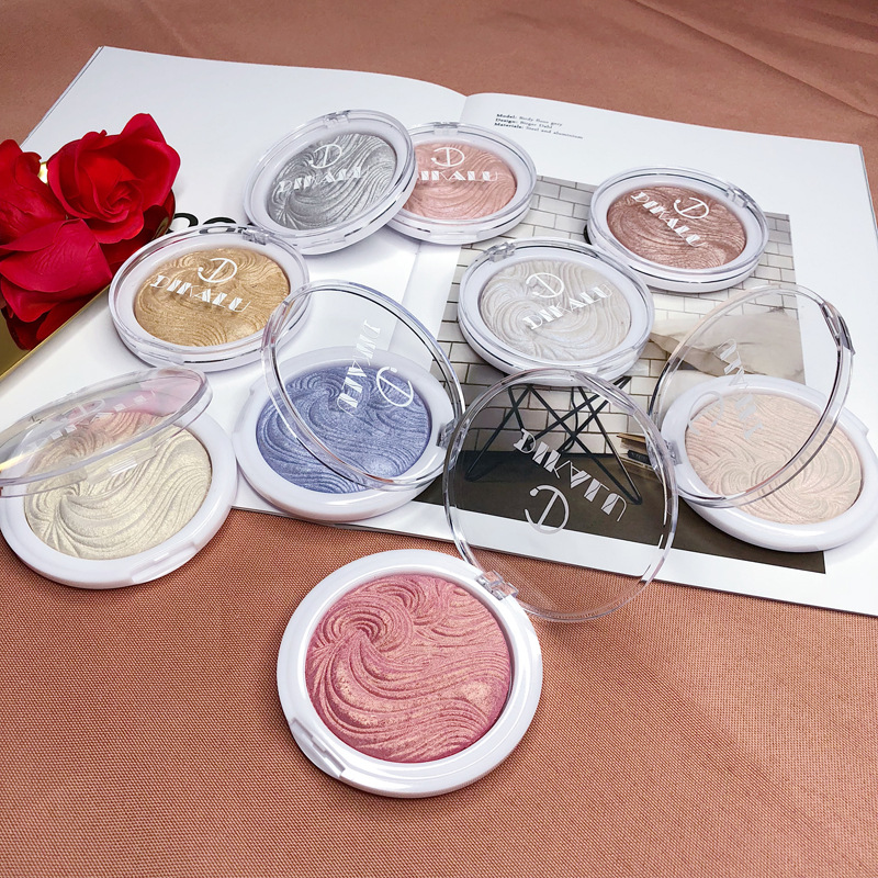 Monochrome Baking Highlight Powder Makeup Highlighter Powder Contour Compact Pk107 Replace Angela Chang Same Three-Dimensional Crouching Silkworm