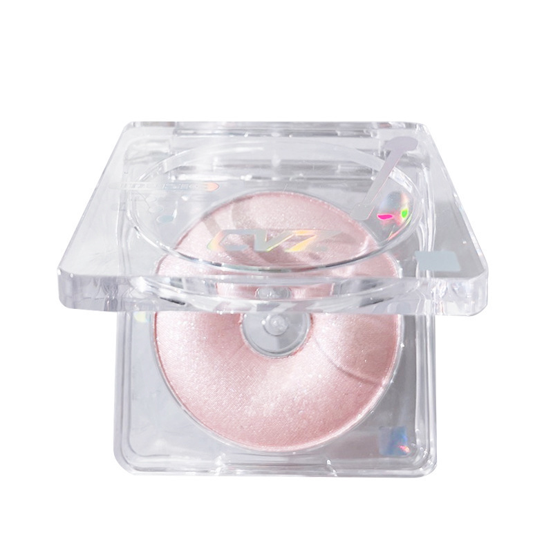 CVZ Record Monochrome Highlight Powder Donut Mashed Potatoes High Gloss Diamond Glitter Contour Compact Body Thin and Glittering Brightening