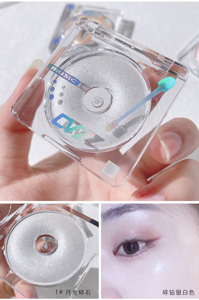 CVZ Record Monochrome Highlight Powder Donut Mashed Potatoes High Gloss Diamond Glitter Contour Compact Body Thin and Glittering Brightening CVZ Record Monochrome Highlight Powder Donut Mashed Potatoes High Gloss Diamond Glitter Contour Compact Body Thin and Glittering Brightening