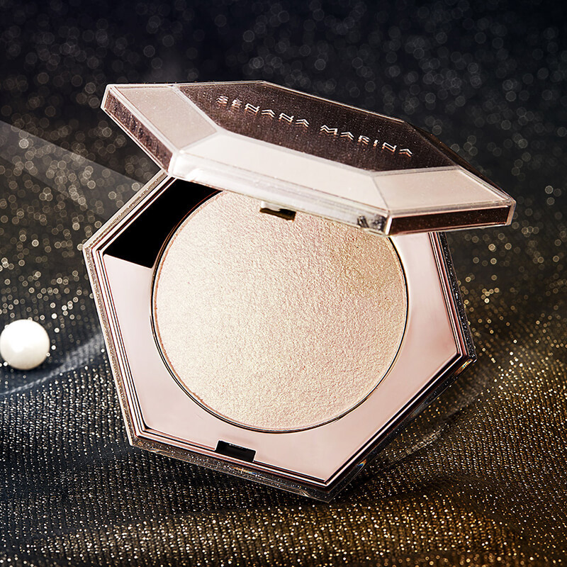 Senana Marina Bright Starry Sky Highlight Powder Repair Concealer Highlight Three-Dimensional Shading Powder Brighten Skin Color Moisturizing Finishing Powder