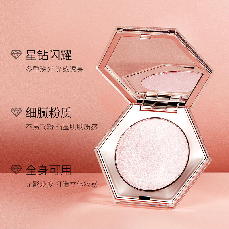 Senana Marina Bright Starry Sky Highlight Powder Repair Concealer Highlight Three-Dimensional Shading Powder Brighten Skin Color Moisturizing Finishing Powder
