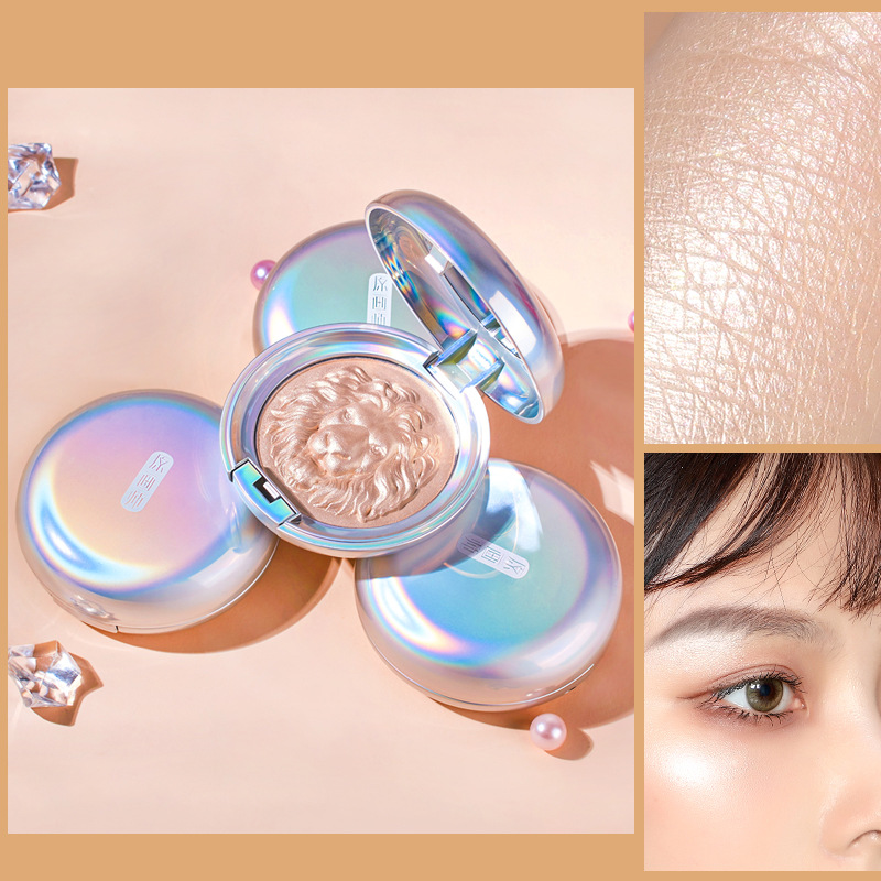 Original Painter Highlight Powder Glitter Brightening Natural Three-Dimensional Nose Shadow Side Shadow Relief Lion Ginger Highlight Contour Compact
