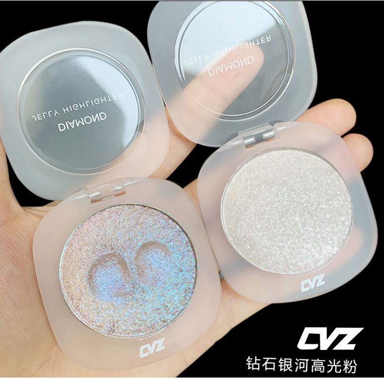 CVZ Diamond Galaxy Highlight Powder Face Brightening Three-Dimensional Repair Mashed Potatoes Natural Glitter Unicorn Fairy Plate CVZ Diamond Galaxy Highlight Powder Face Brightening Three-Dimensional Repair Mashed Potatoes Natural Glitter Unicorn Fairy Plate
