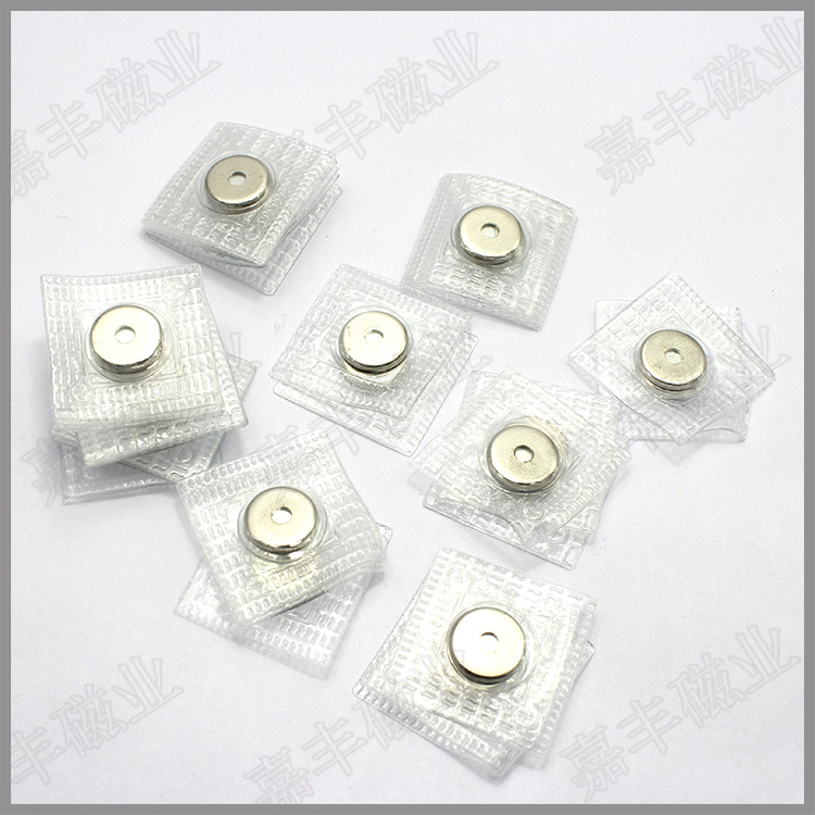 17*2 strong magnetic clasp of anti-rust, environmental protection, waterproof, waterproof and anti-rust button of single-side magnetic garment with holes