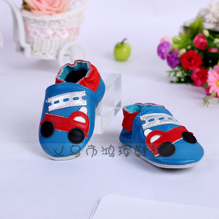 Korean Style New Fashion Toddler Baby Shoes Cowhide Embroidered Baby&#039;s Shoes One Piece Dropshipping Factory Direct Sales