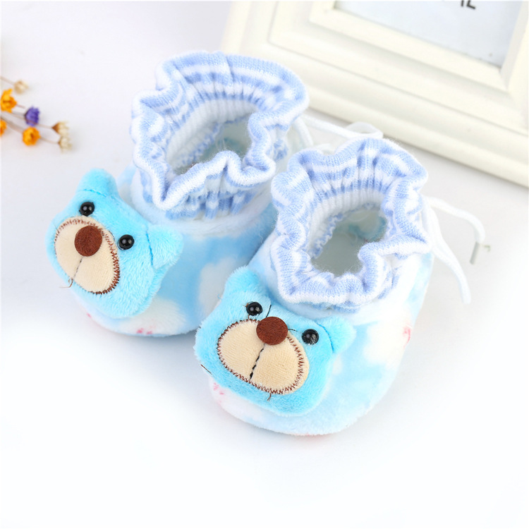 Baby cotton - padded shoes with lint cotton - padded Baby shoes for boys and girls children cotton - padded shoes for toddlers shoes for 0 and 1 years old thermal shoes HZ005