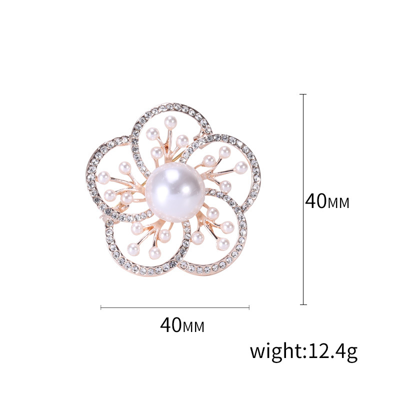 Korean version of decorative dual - use t-shirts button ring garment corner knotting creative \&#034;women &#039;s thanks hem high - grade simple brooch