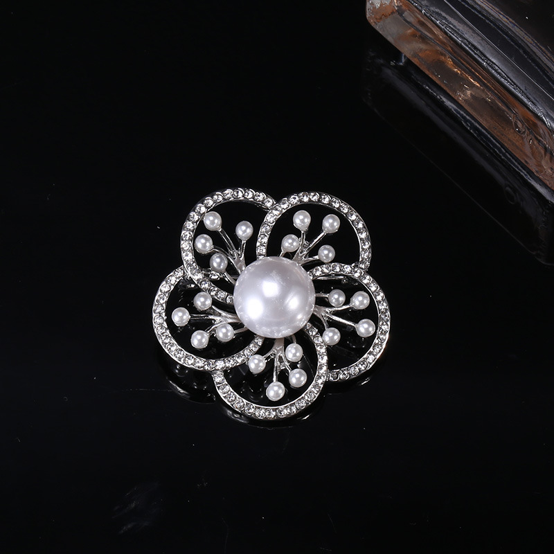 Korean version of decorative dual - use t-shirts button ring garment corner knotting creative \"women 's thanks hem high - grade simple brooch