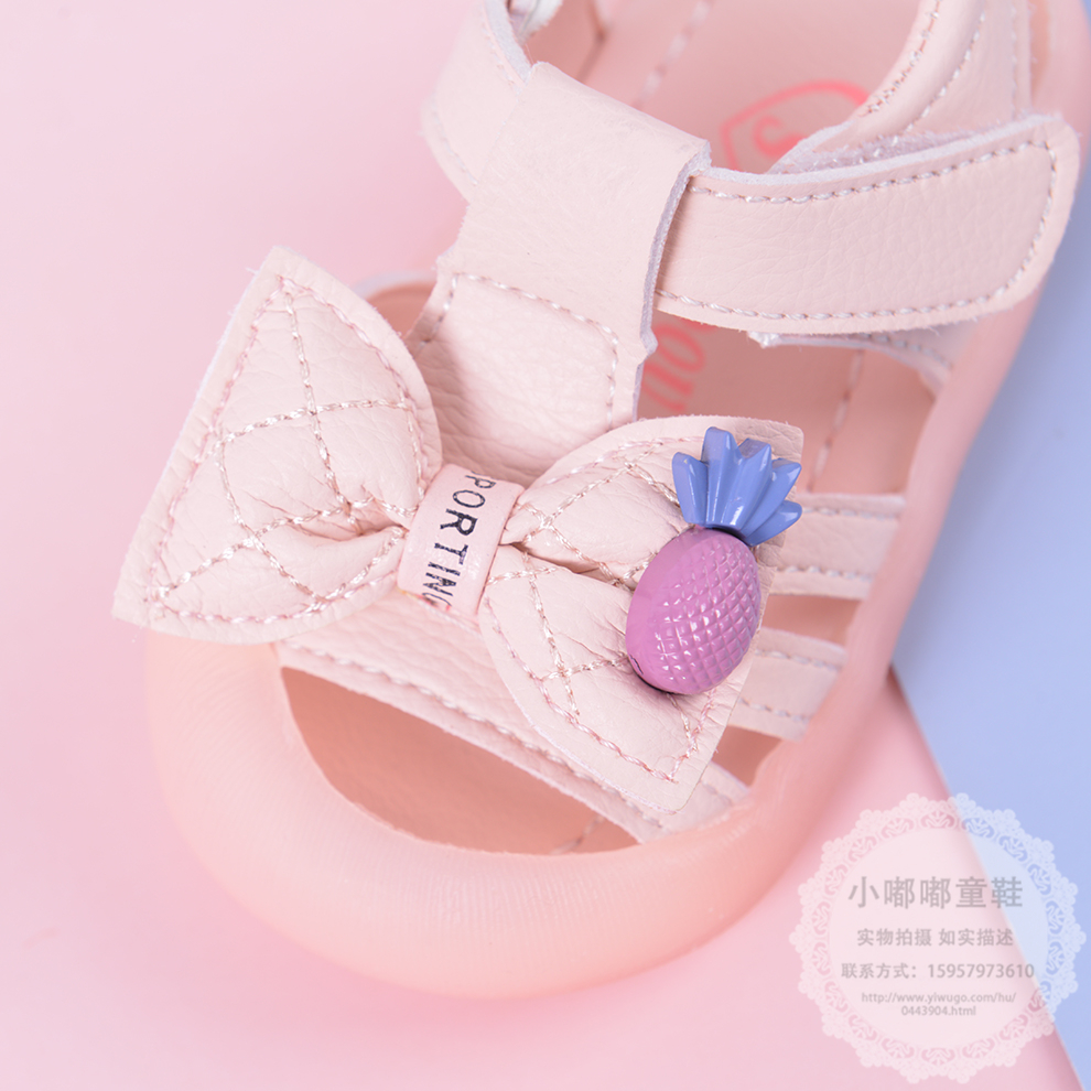 Baby Girl Summer Princess Sandals Baby Shoes Soft Bottom Closed Toe Toddler Shoes Baby Girl 1-3 Years Old Children&#039;s Shoes