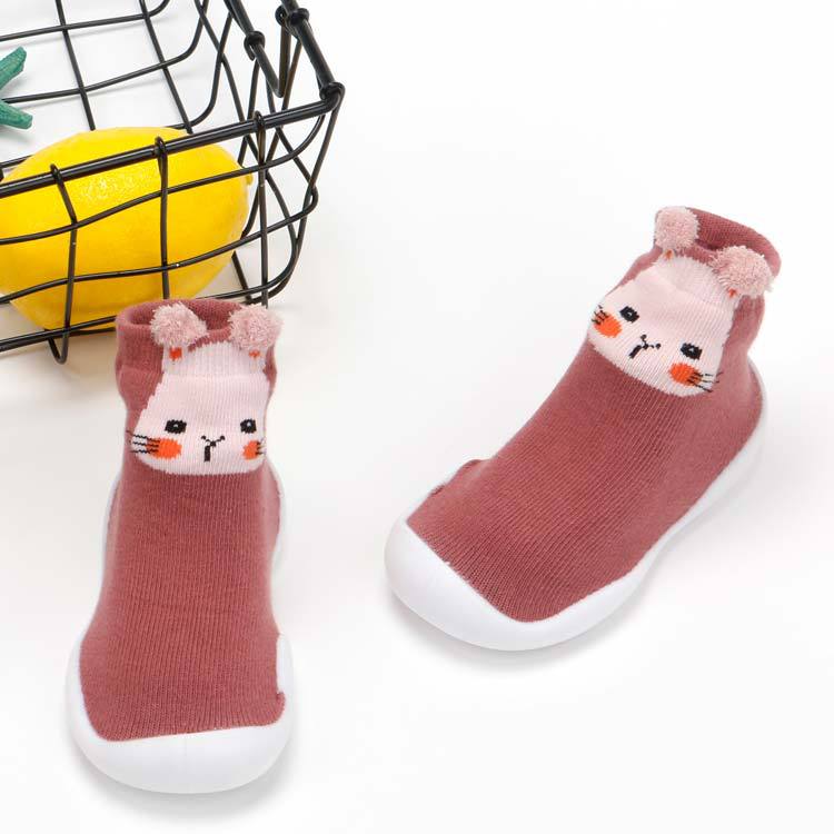 Factory Goods Spring and Autumn Non-Slip Glue Toddler Shoes Children's Shoes Anti-Collision Rubber Shoes Baby Shoes One Product Dropshipping