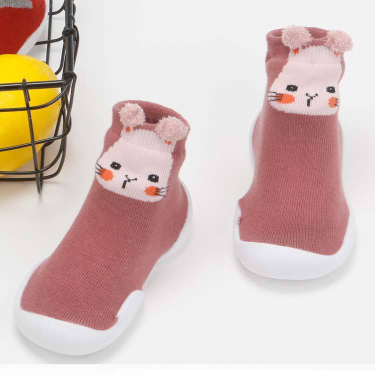 Factory Goods Spring and Autumn Non-Slip Glue Toddler Shoes Children's Shoes Anti-Collision Rubber Shoes Baby Shoes One Product Dropshipping