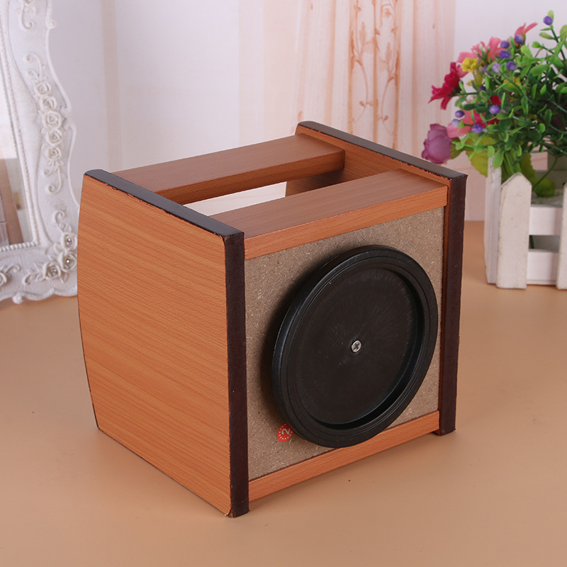 High-End Wooden Rotating Multifunctional Assemblage Zone Drawer Storage Pencil Vase Decoration Creative Desktop Stationery Storage Box