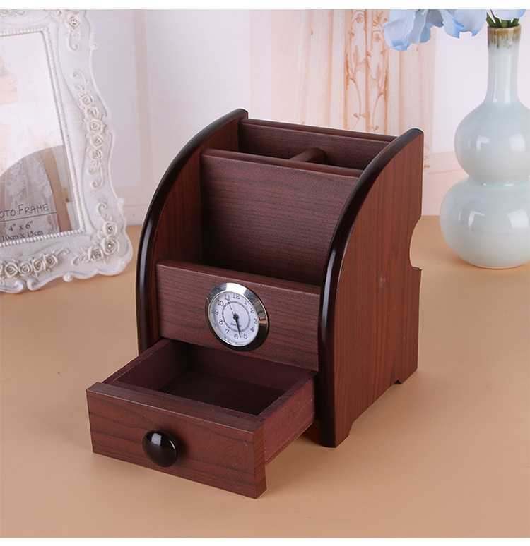 High-End Wooden Multi-Functional Assemblage Zone Drawer with Storage Pencil Vase Decoration Creative Desktop Stationery Storage Box Wholesale High-End Wooden Multi-Functional Assemblage Zone Drawer with Storage Pencil Vase Decoration Creative Desktop Stationery Storage Box Wholesale