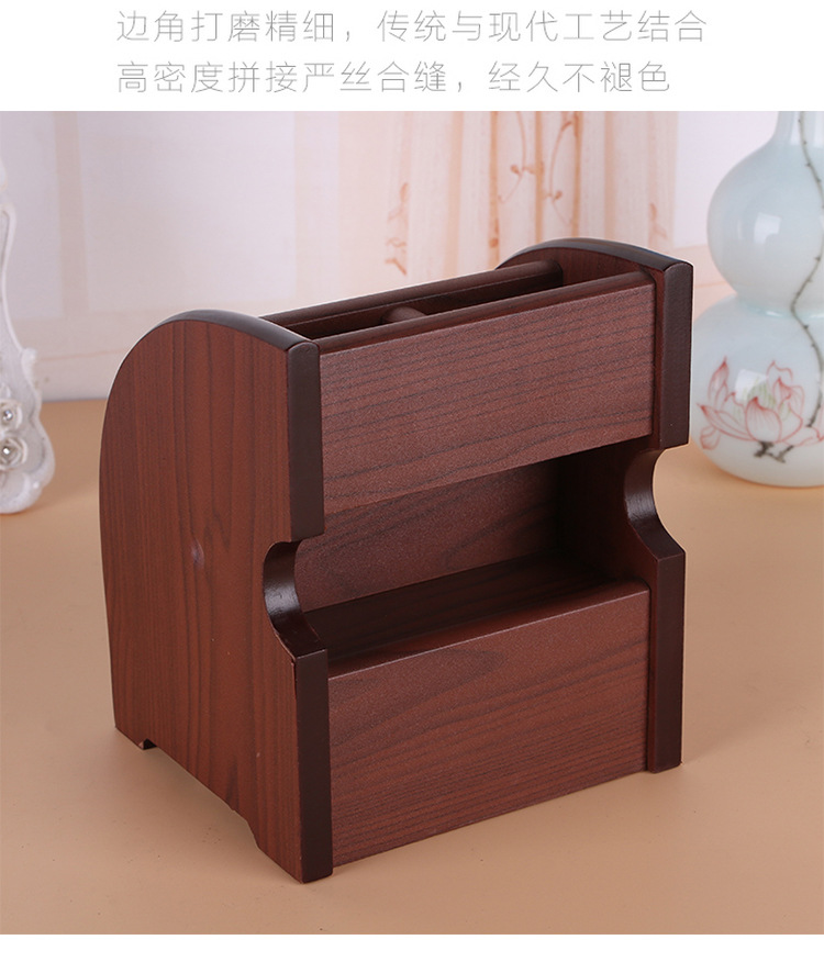 High-End Wooden Multi-Functional Assemblage Zone Drawer with Storage Pencil Vase Decoration Creative Desktop Stationery Storage Box Wholesale High-End Wooden Multi-Functional Assemblage Zone Drawer with Storage Pencil Vase Decoration Creative Desktop Stationery Storage Box Wholesale
