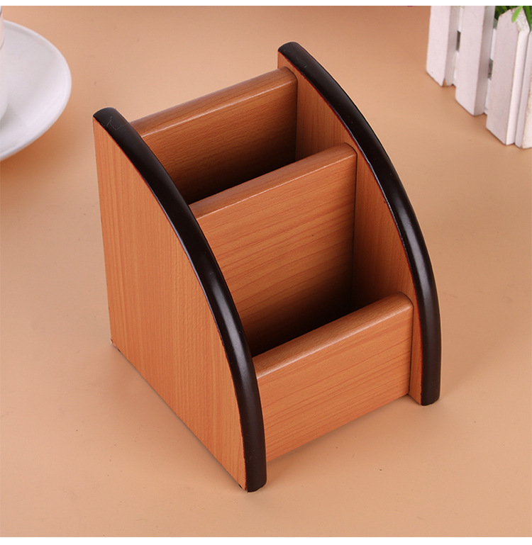 Supply High-Grade Wooden Multi-Functional Assemblage Zone Drawer Storage Pencil Vase Decoration Creative Desktop Stationery Storage Box