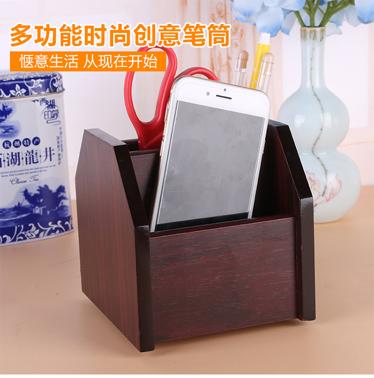 Factory Direct Sales Rotating Irregular Storage with Drawer Pencil Vase Decoration Creative Desktop Stationery Storage Box