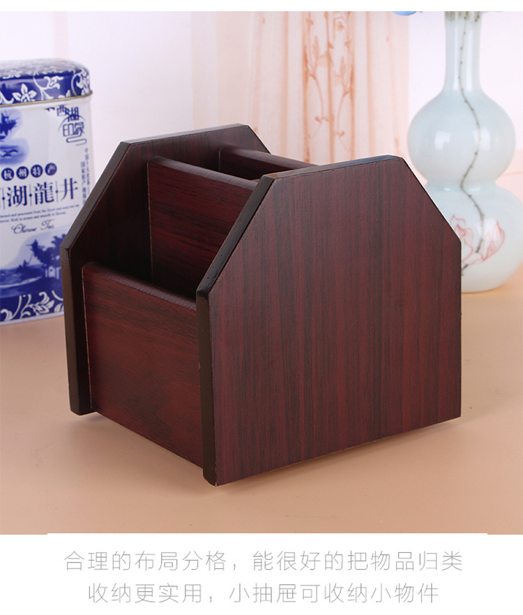 Factory Direct Sales Rotating Irregular Storage with Drawer Pencil Vase Decoration Creative Desktop Stationery Storage Box
