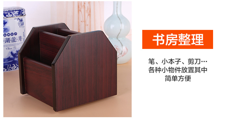 Factory Direct Sales Rotating Irregular Storage with Drawer Pencil Vase Decoration Creative Desktop Stationery Storage Box
