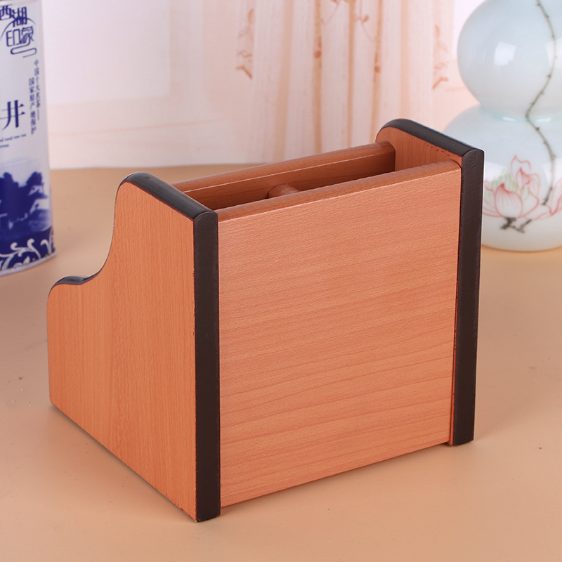 Supply High-Grade Wooden Multi-Functional Combination Multi-Grid Storage Pencil Vase Decoration Creative Desktop Stationery Storage Box