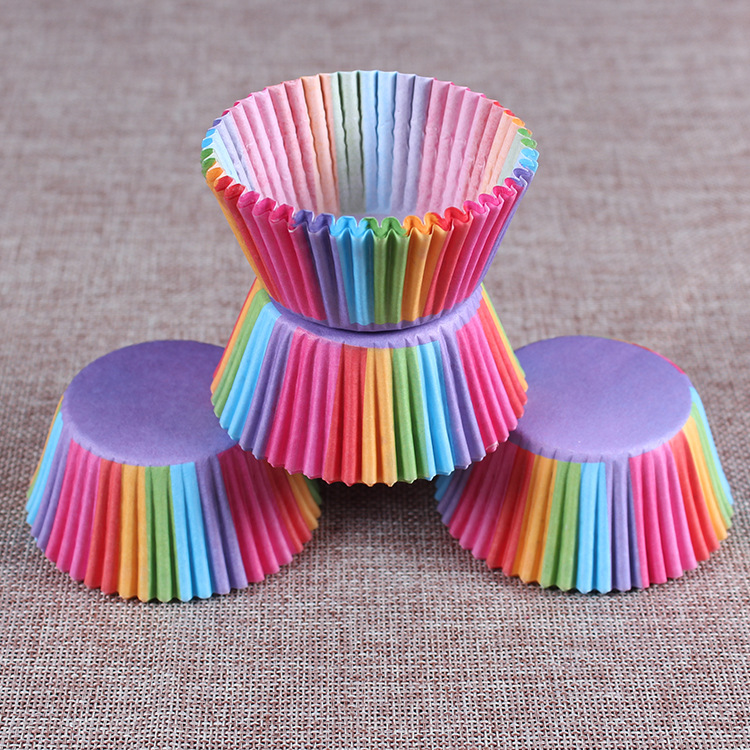 Cake Paper Cup Baking Utensils Muffin Oil-Proof Chocolate Cake Paper Cup PVC Barrel Paper Cups