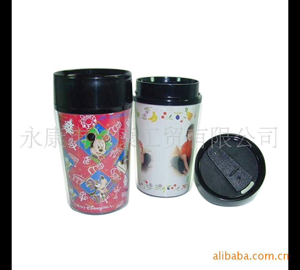 steel advertising cup double layer cup Yongkang thermos cup plastic inner steel car cup stainless steel paper cup steel advertising cup double layer cup Yongkang thermos cup plastic inner steel car cup stainless steel paper cup