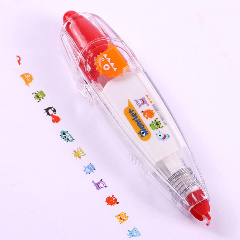 AGU AGU Orange Creative Cartoon Area Type Lace Band Correction Tape Stationery Decoration Supplies Wholesale