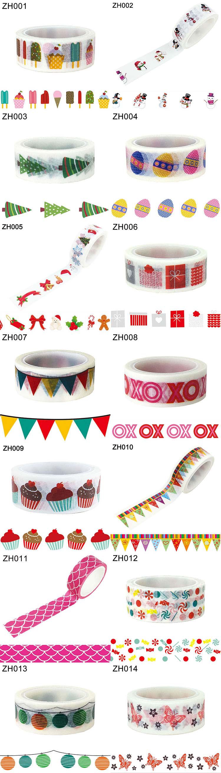 Paigu Cross-Border Cartoon Christmas Festival DIY Decorative Stationery Color Hand Account Washi Tape Paigu Cross-Border Cartoon Christmas Festival DIY Decorative Stationery Color Hand Account Washi Tape