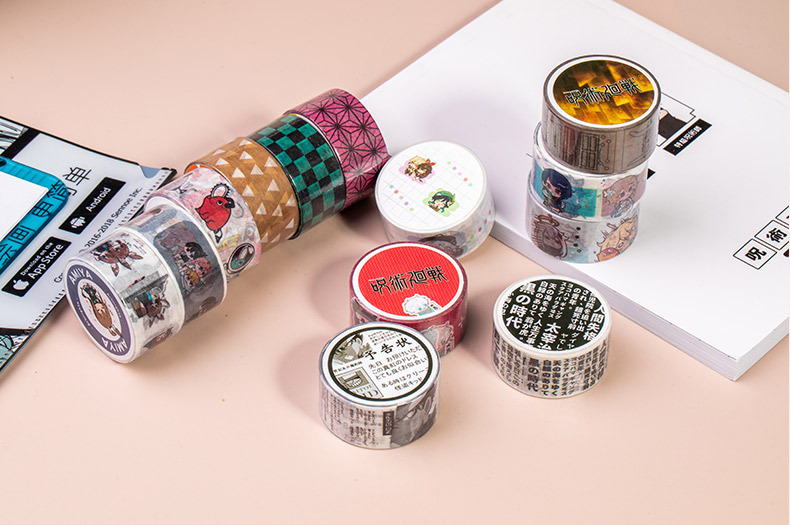 Man Factory Original God Pimeng Tomorrow Chainsaw Humanities Wild Dog Kid Cat Burglar and Paper Adhesive Tape Anime Stationery Peripheral Man Factory Original God Pimeng Tomorrow Chainsaw Humanities Wild Dog Kid Cat Burglar and Paper Adhesive Tape Anime Stationery Peripheral
