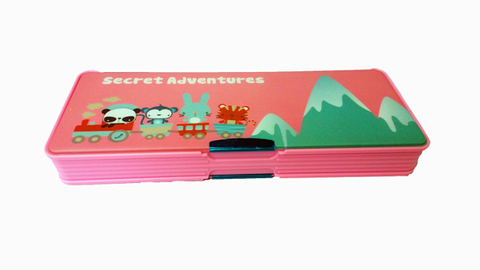 writing case  pencil-box   stationery case  pencil case   stationery box  pen bag stationery  double pull double ZL-521  
