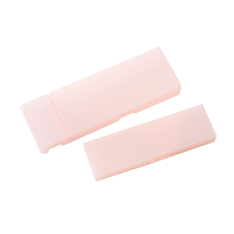 Factory Multi-Functional Customized Creative Lead Pencil Case Translucent Frosted Pencil Case Student Storage Pp Plastic Pencil-Box