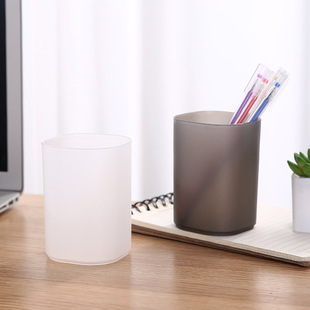 round Plastic Pencil-Box Large Capacity Double Layer Pencil Case Student School Supplies Multifunctional Pencil Case Pencil Case Simple Pencil Case