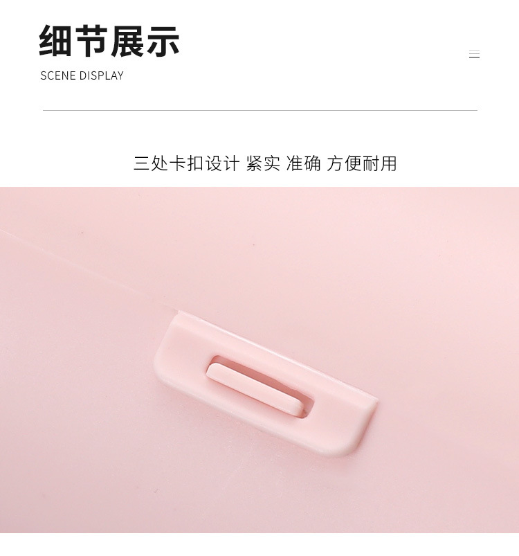 round Plastic Pencil-Box Large Capacity Double Layer Pencil Case Student School Supplies Multifunctional Pencil Case Pencil Case Simple Pencil Case