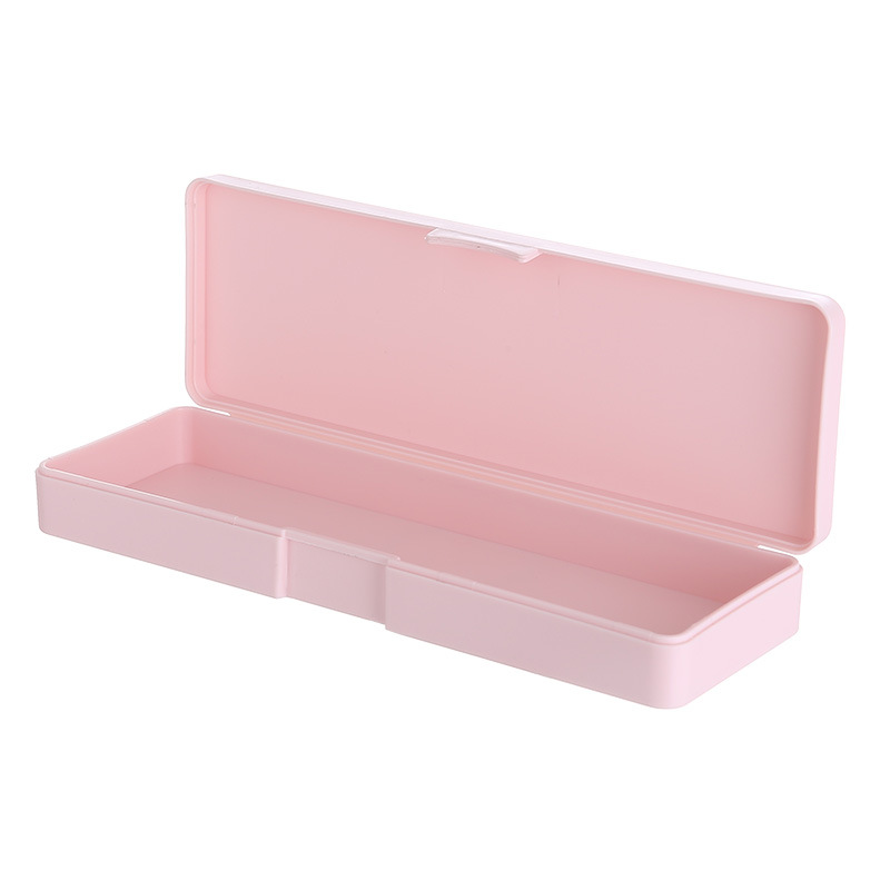 Plain Simple Stationery Box Student Storage Pencil Case Pencil Case Multifunctional Creative Plastic Pencil-Box Storage Box