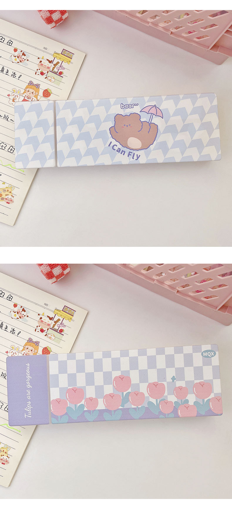 Multifunctional Stationery Box Creative Lead Pencil Case Translucent Frosted Pencil Case Student Storage Pp Plastic Pencil-Box Wholesale