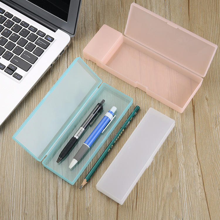 Japanese and Korean Simple Translucent Lead Pencil Case Frosted Plastic Pen Box Pencil Case Children Student Pp Plastic Pencil-Box Japanese and Korean Simple Translucent Lead Pencil Case Frosted Plastic Pen Box Pencil Case Children Student Pp Plastic Pencil-Box