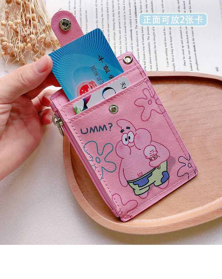 Creative Cute Student Campus Card Holder Meal Card Bus with Lanyard Halter Chest Card Work Permit Protective Case Card Holder