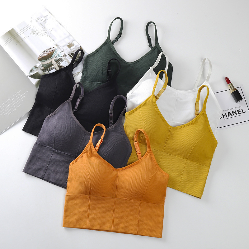Big U Beauty Back Card Same Style Tube Top Women&#039;s Seamless Wrapped Chest Camisole Adjusting Belt Wireless Sports Underwear