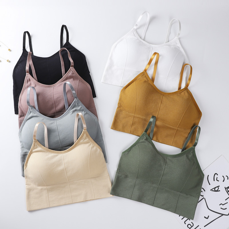 Internet Celebrity Card Seamless Chest Wrap 646 Underwear Beautiful Back Sling Girl's Underwear Tube Top Sports Vest for Delivery