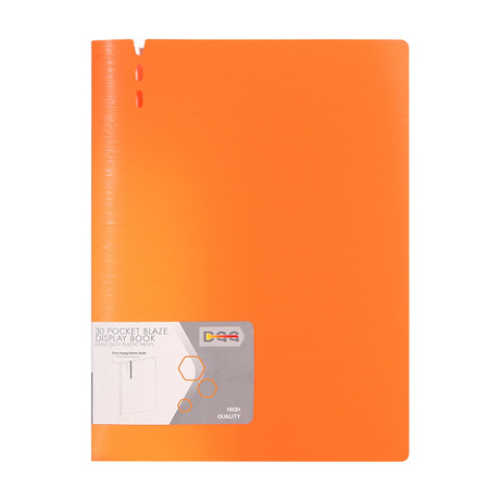 Folder Info Booklet Multi-Layer A4 Insert File Binder Brushed Pattern Loose-Leaf Storage Office Supplies Classification Test Paper Clip