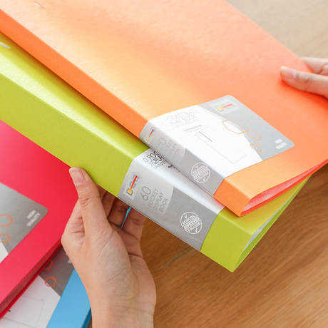 Folder Info Booklet Multi-Layer A4 Insert File Binder Brushed Pattern Loose-Leaf Storage Office Supplies Classification Test Paper Clip
