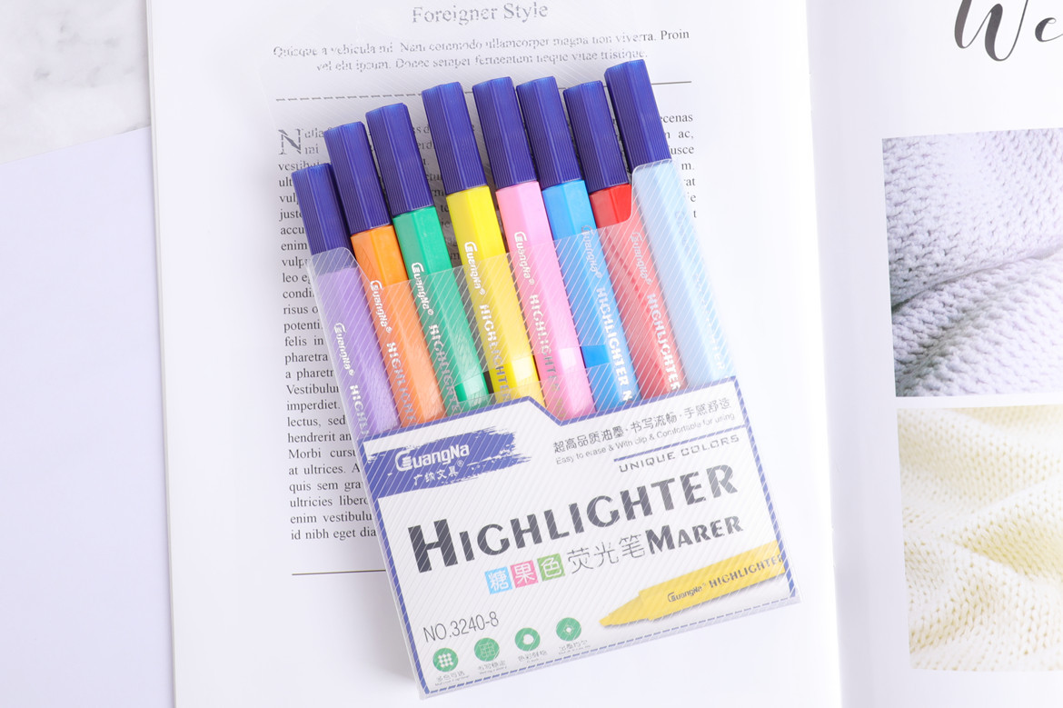 Wide range of 3240 color highlighters set for students with marker pens, candy color markers, flash pens, bold highlights
